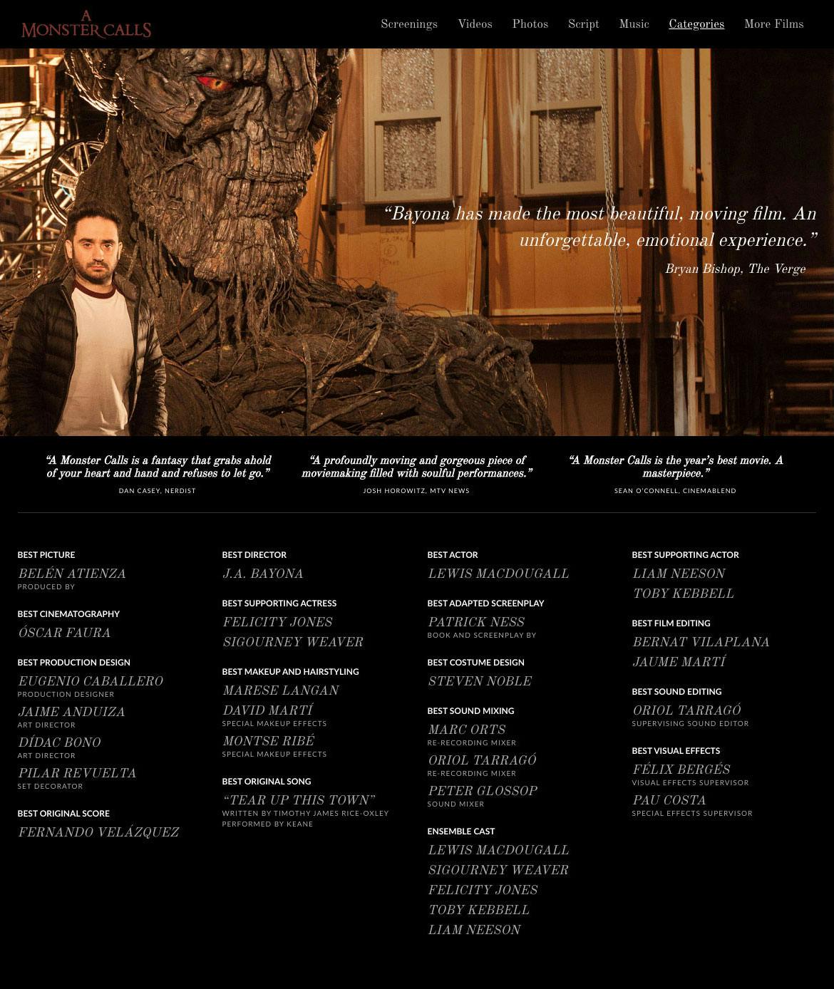 Focus Features - Categories Page