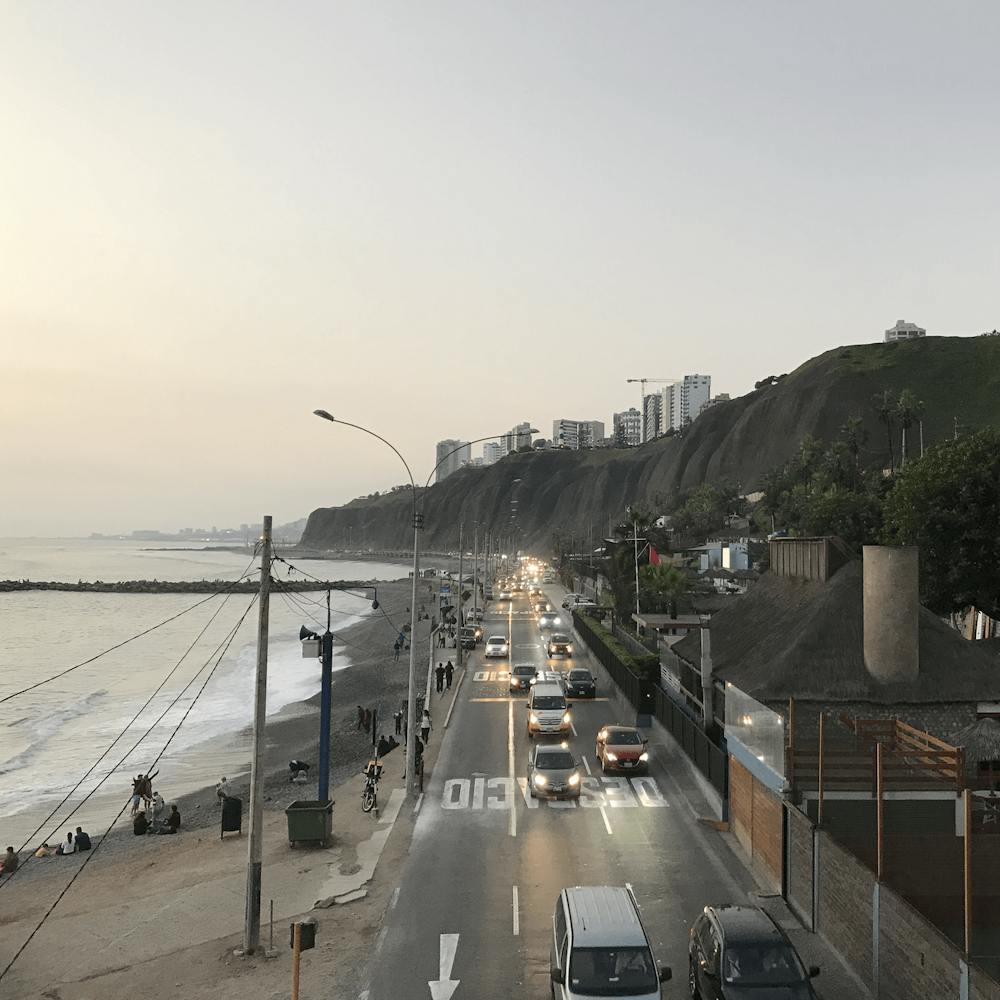 Lima Peru at Dusk