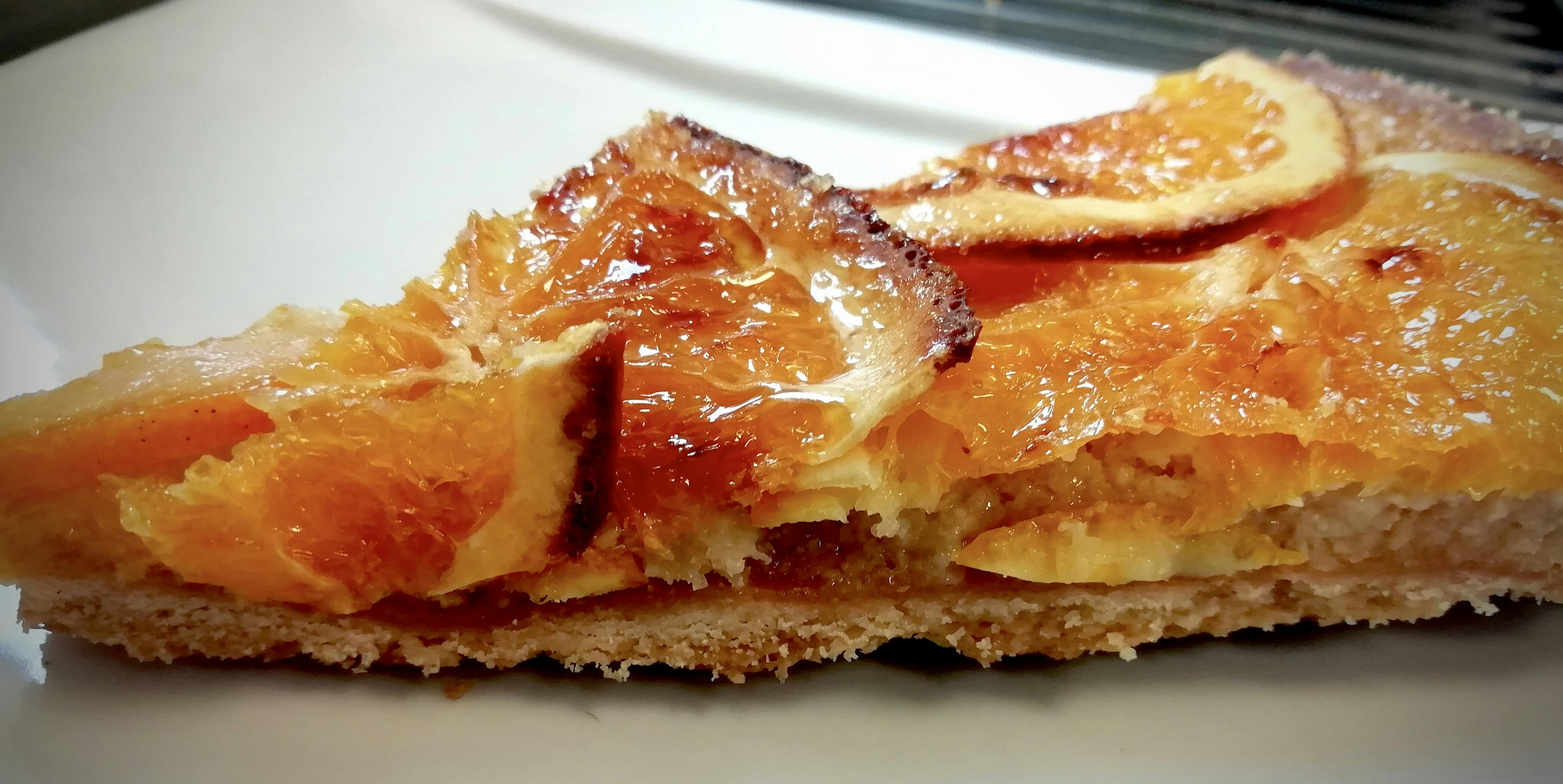 tarte à l'orange croustillantes