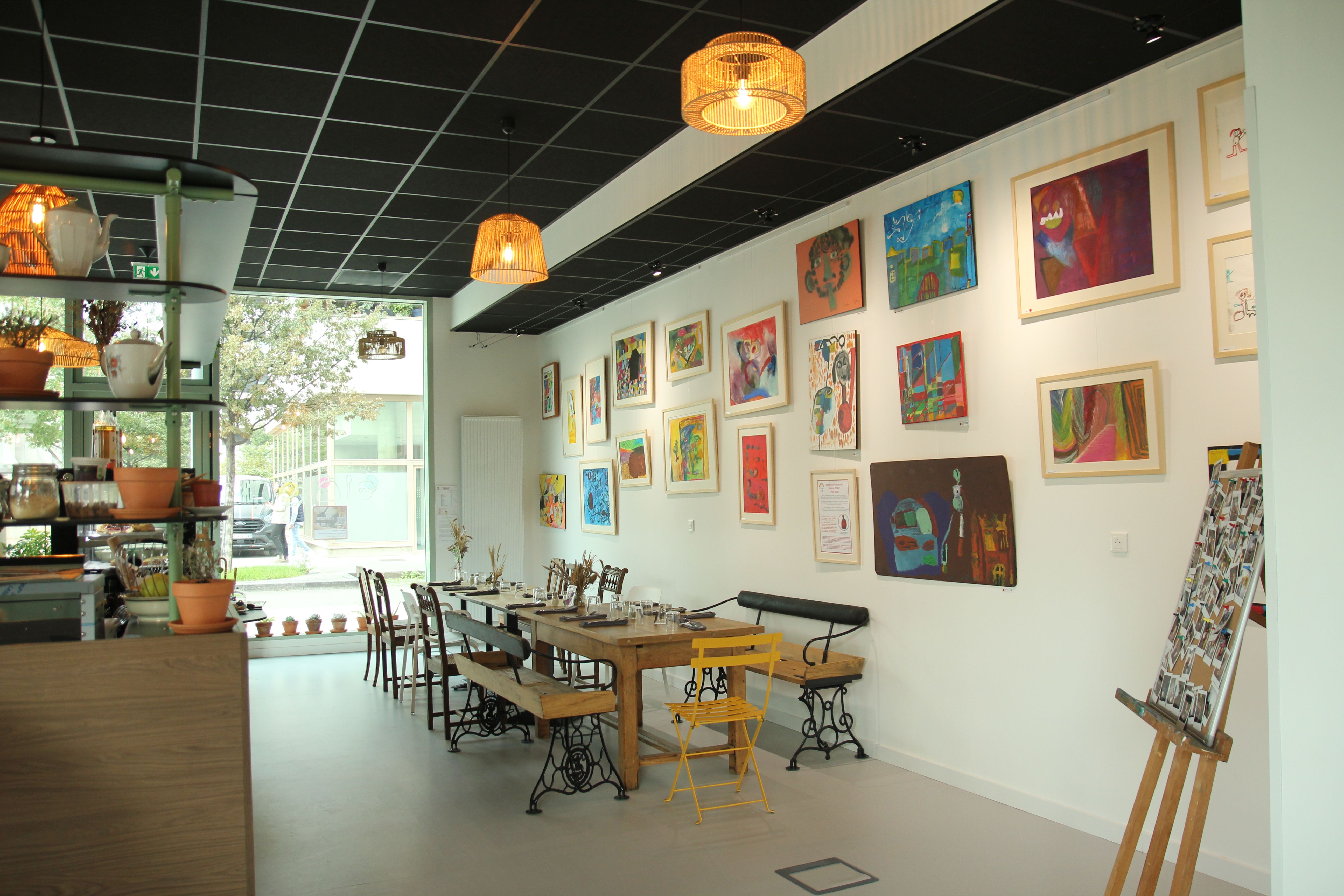 Intérieur du Zibou Lab - Galerie d'art