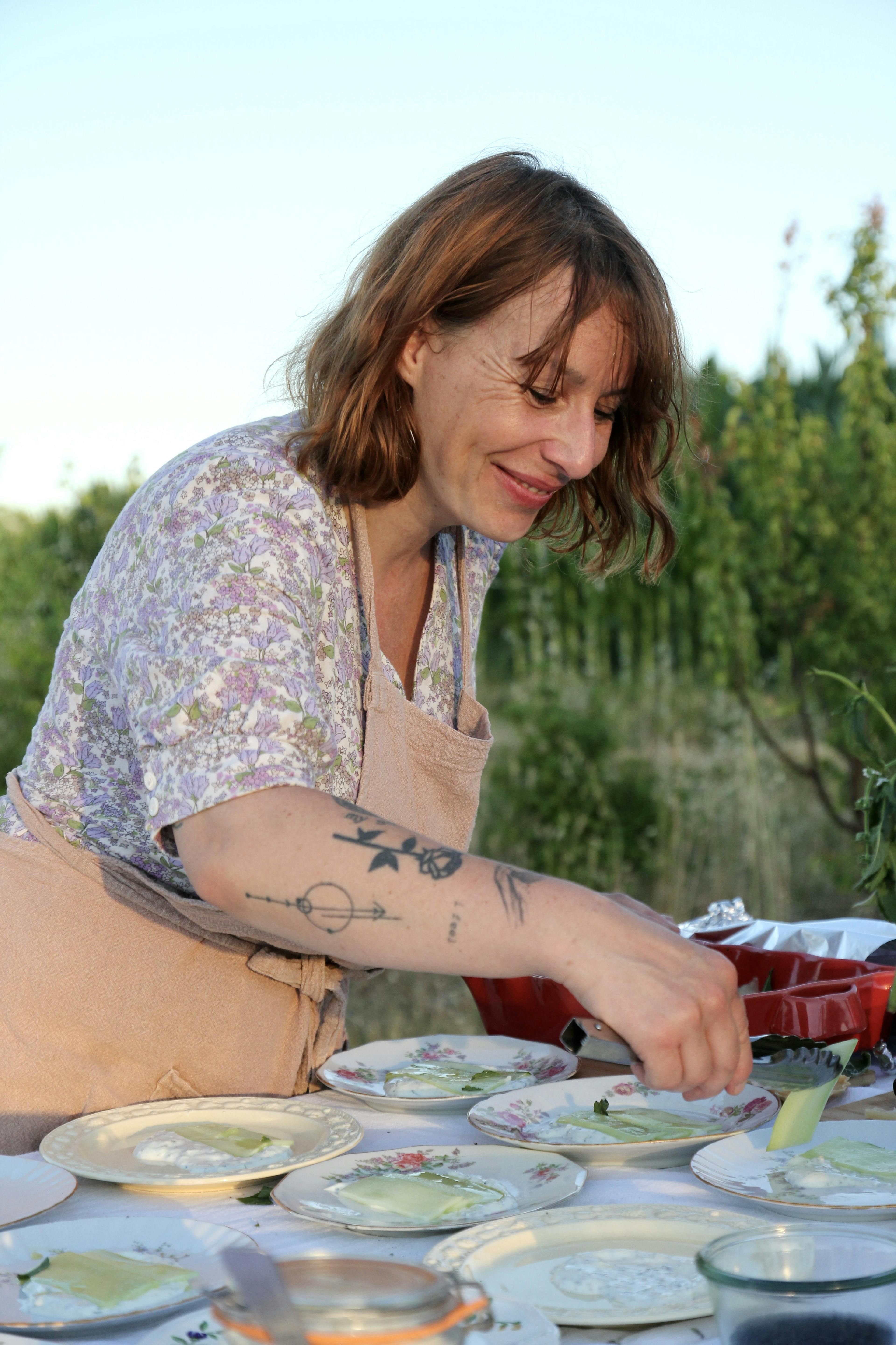 Marion en cuisine ouverte