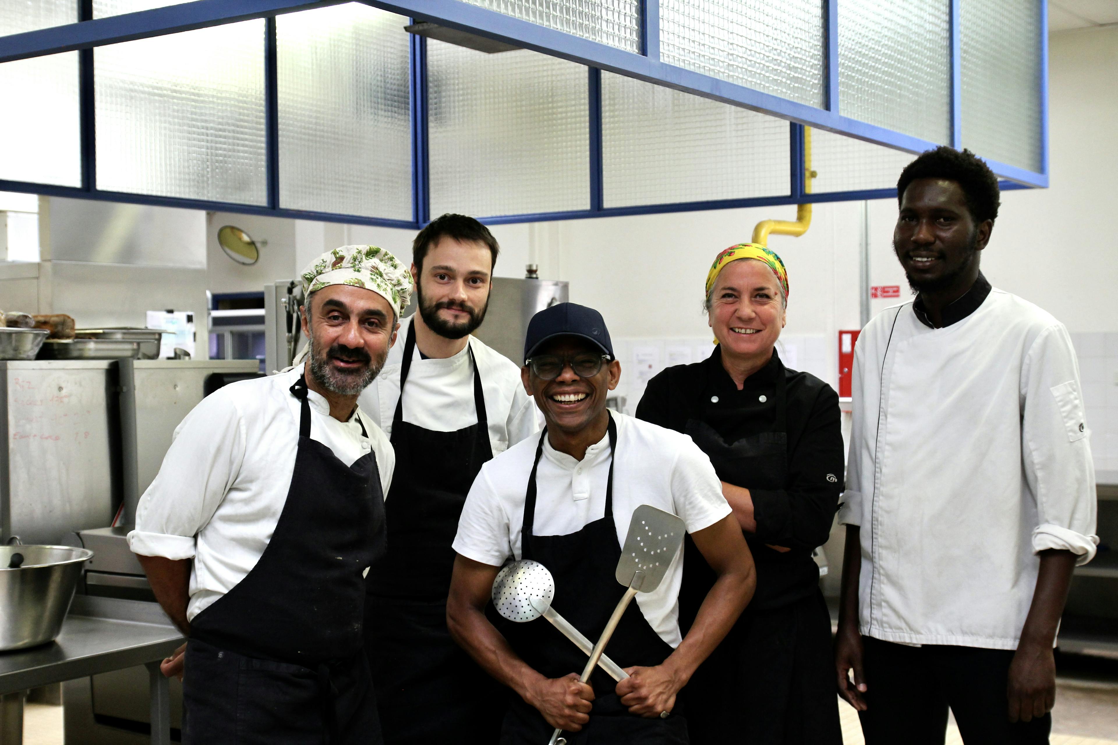 équipe de la cantine de la CinéFabrique