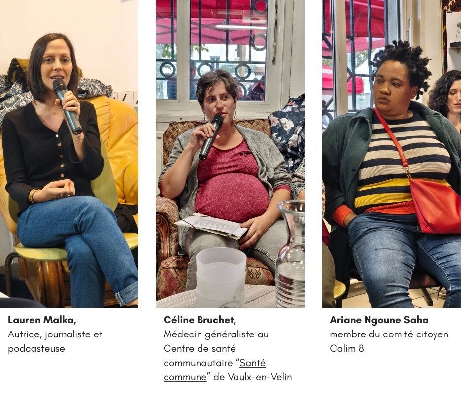 Céline Bruchet, Lauren Malka, Ariane Ngoune Sala