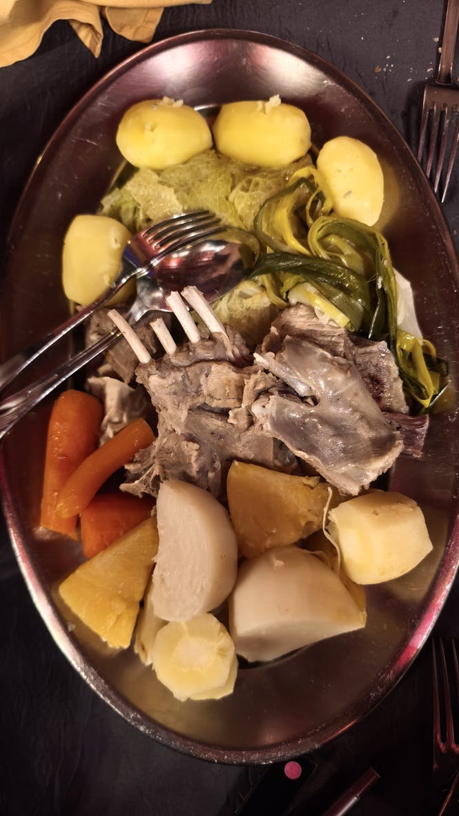 pot au feu de chèvre