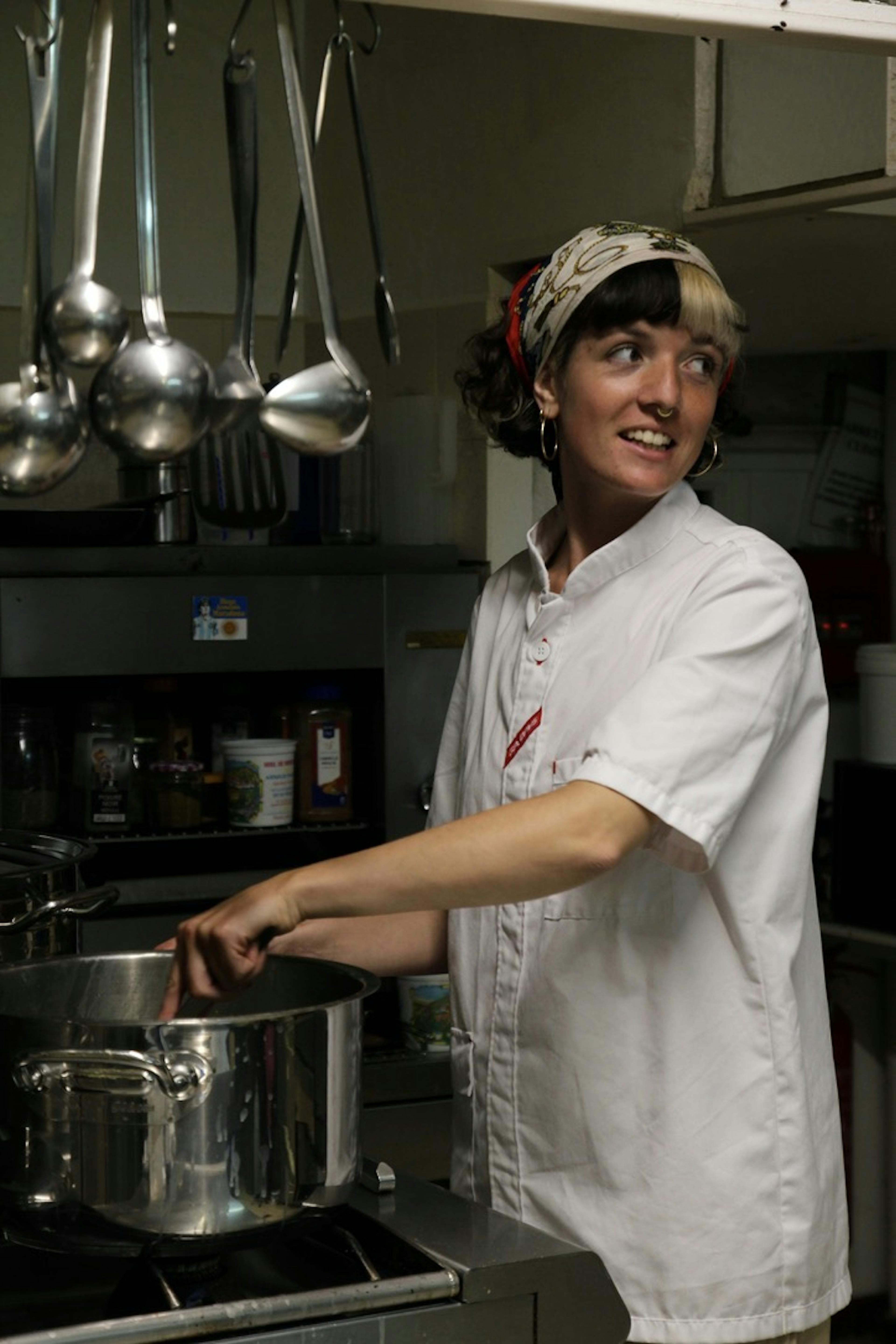 Chloé Gueydan en cuisine