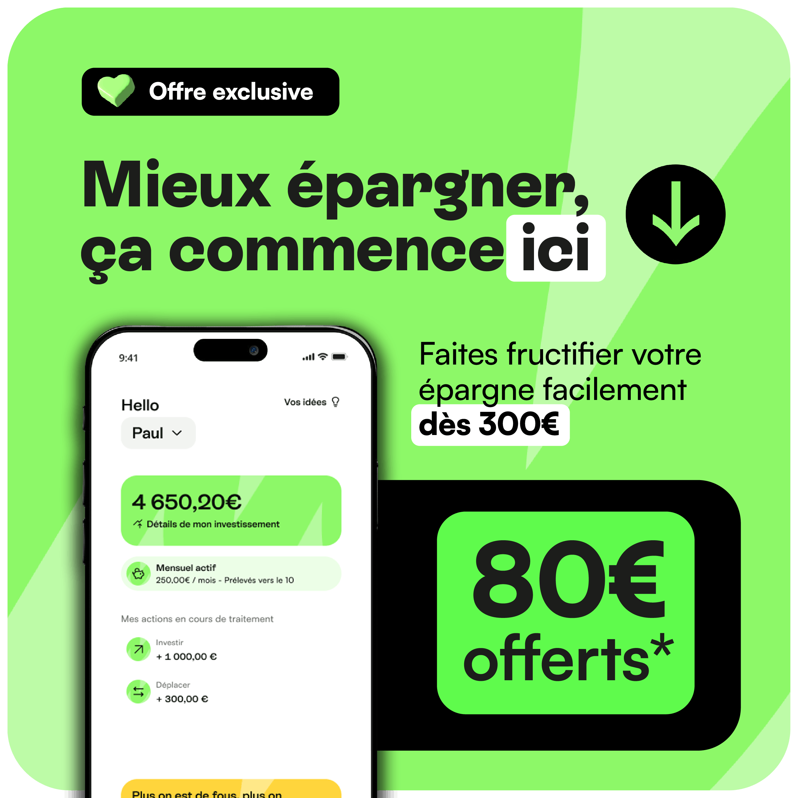 Parlons peu, parlons cash.