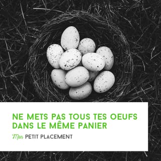 Ne mets pas tous tes œufs dans le même panier…    Même à Pâques !