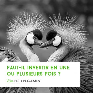 Faut-il investir progressivement ou en une fois ?