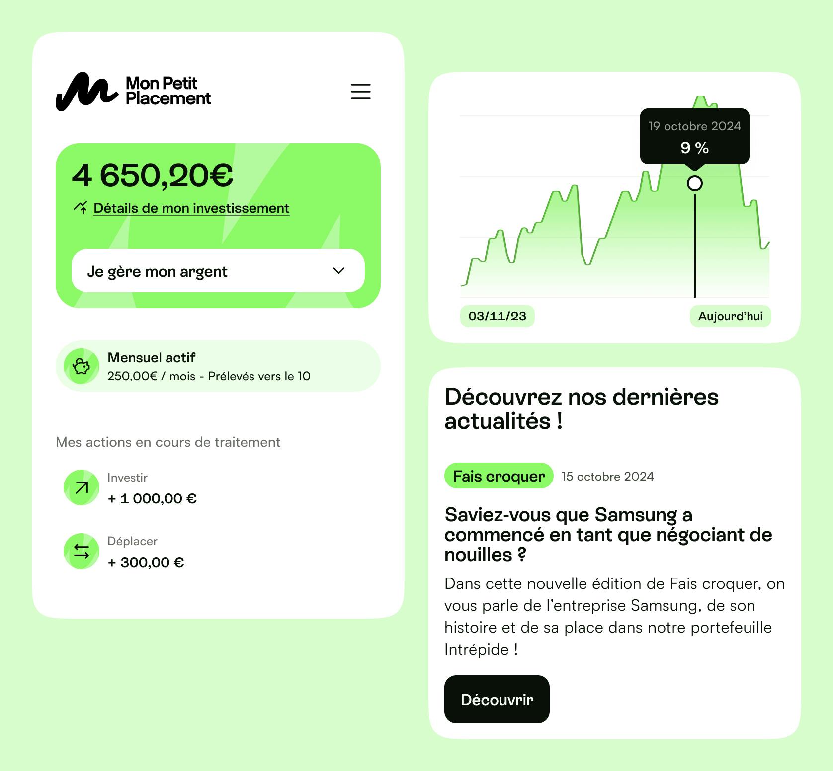 L'épargne enfin accessible à toutes et tous