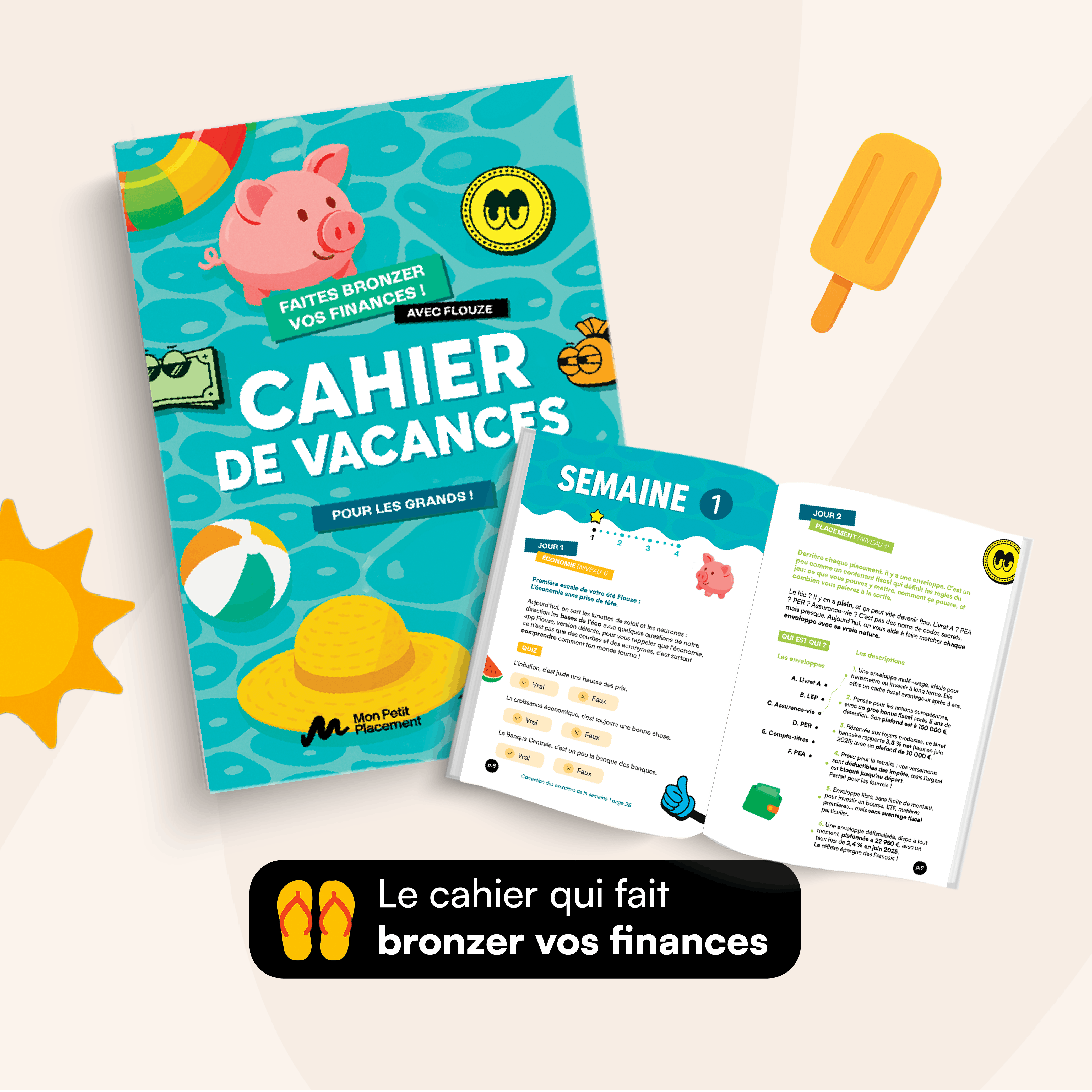 Le meilleur cahier pour cet été 
