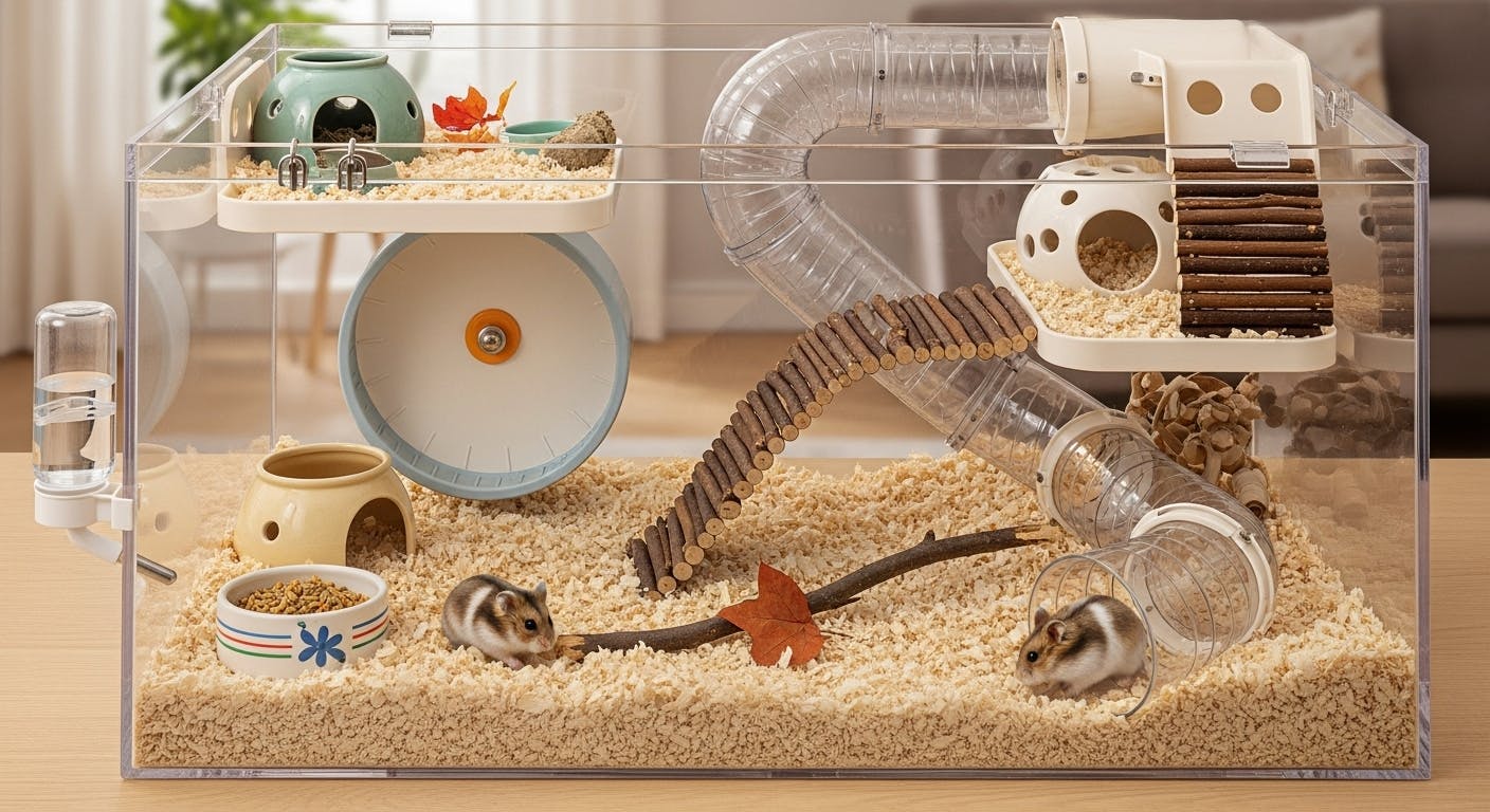Hamster cage
