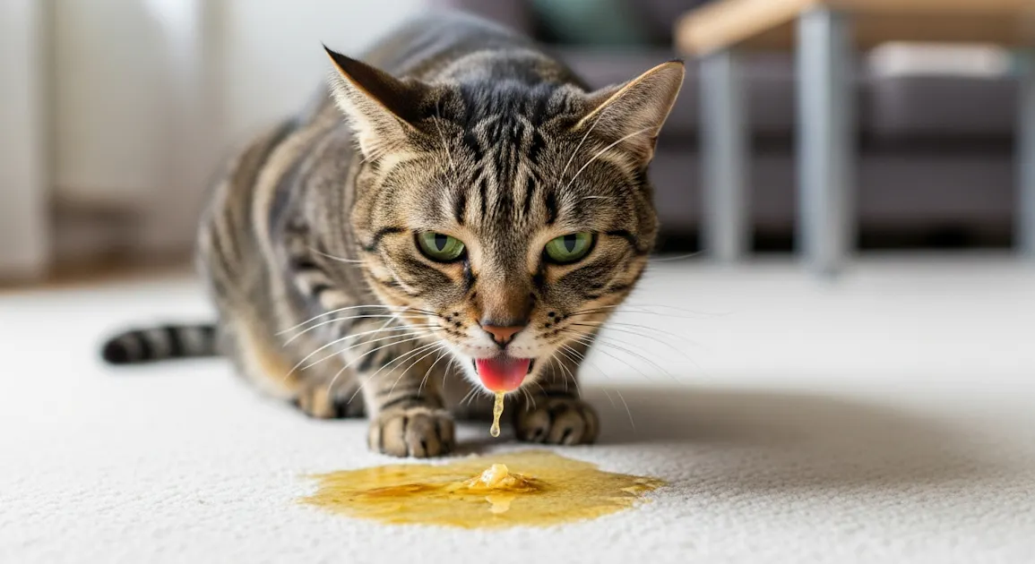 Cat Vomit Guide 2026: Causes, Types, and Whe... | Mr. DOGFACE