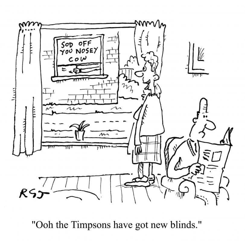 Funny roller blinds