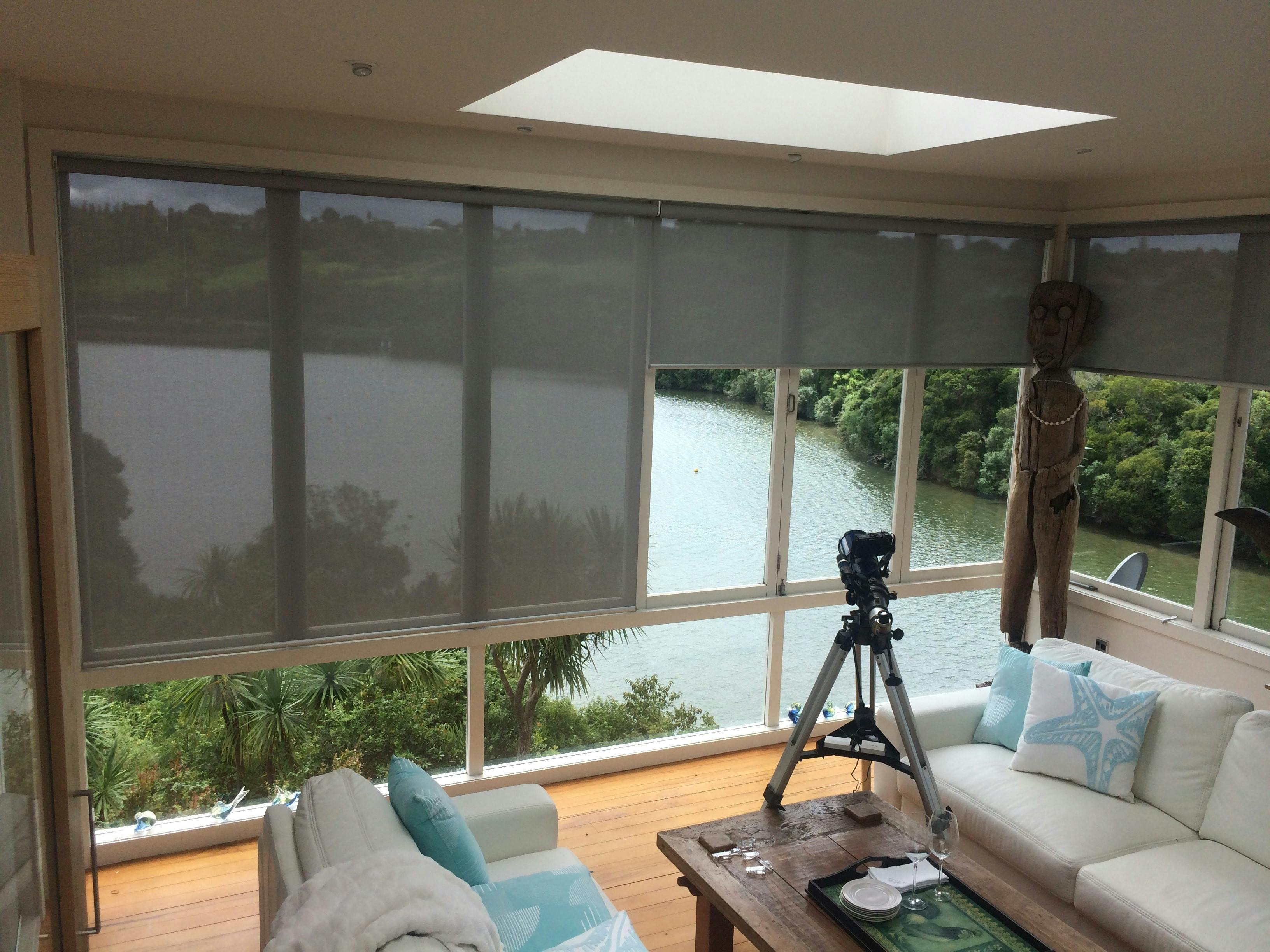 Sunscreen roller blinds nz