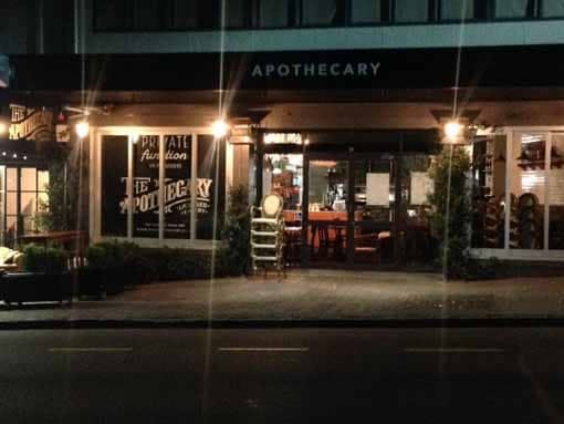 screen printed roller blind in shop window Mr Blinds