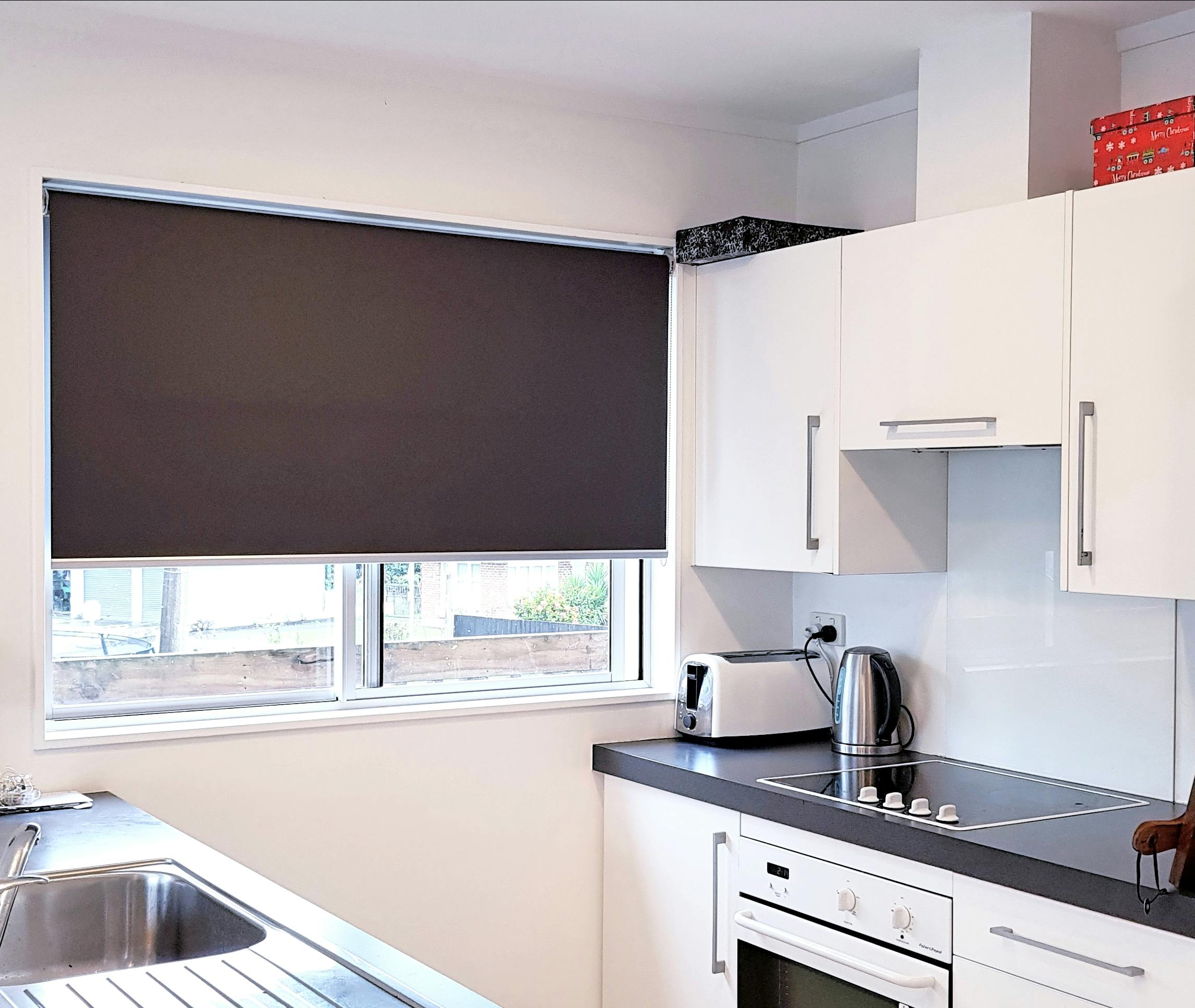 Blackout roller blind installed | Mr Blinds