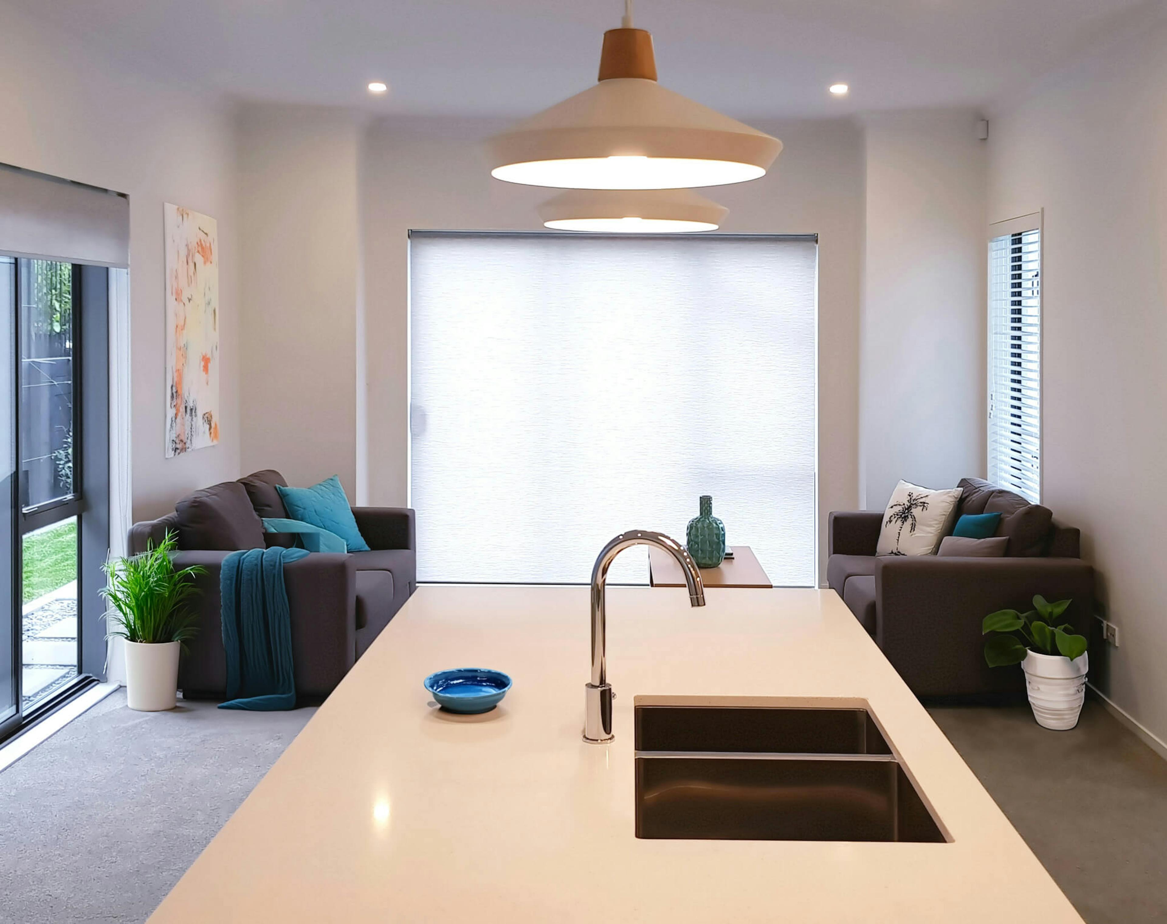Privacy with Roller Blinds