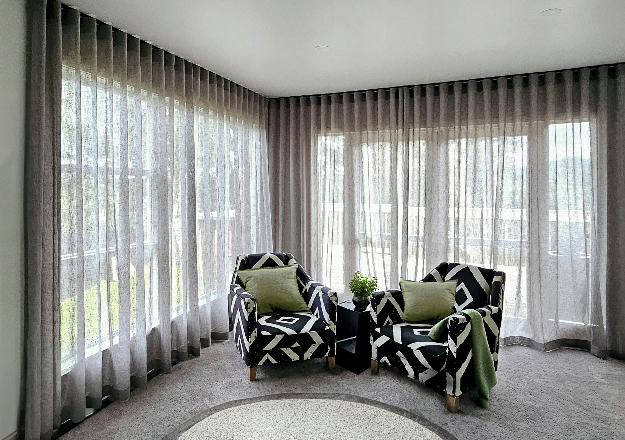 sheer curtains living room