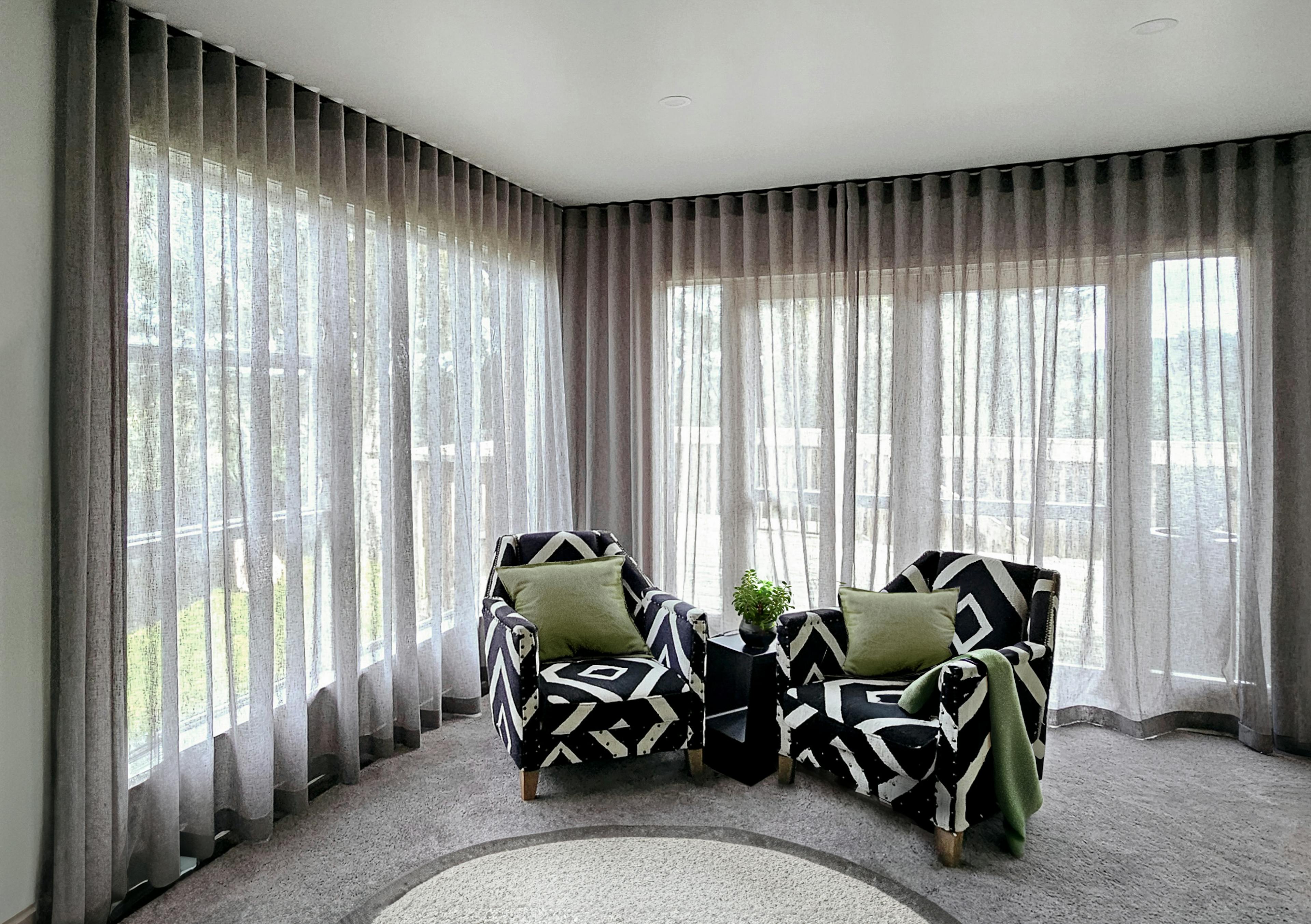 sheer curtains living room