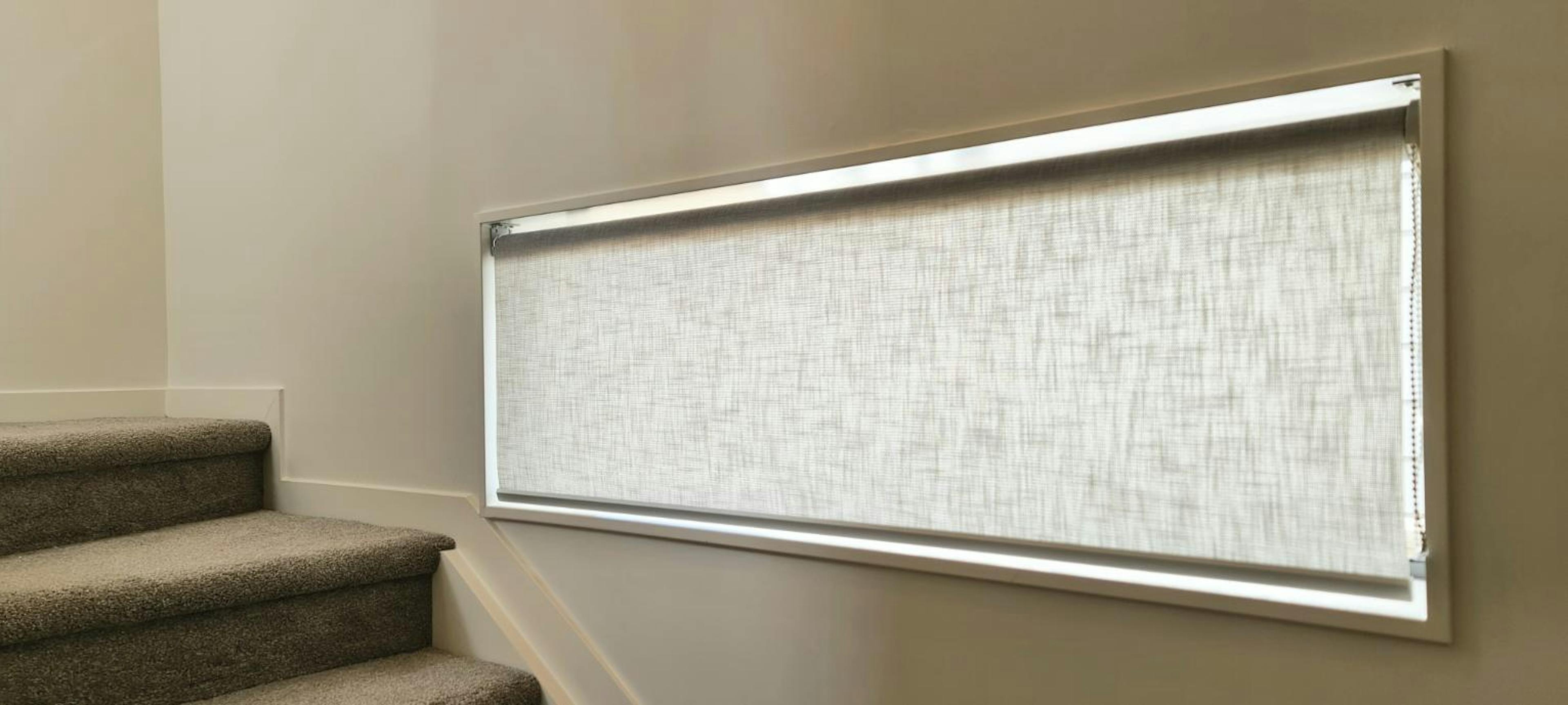 Light filtering roller blinds