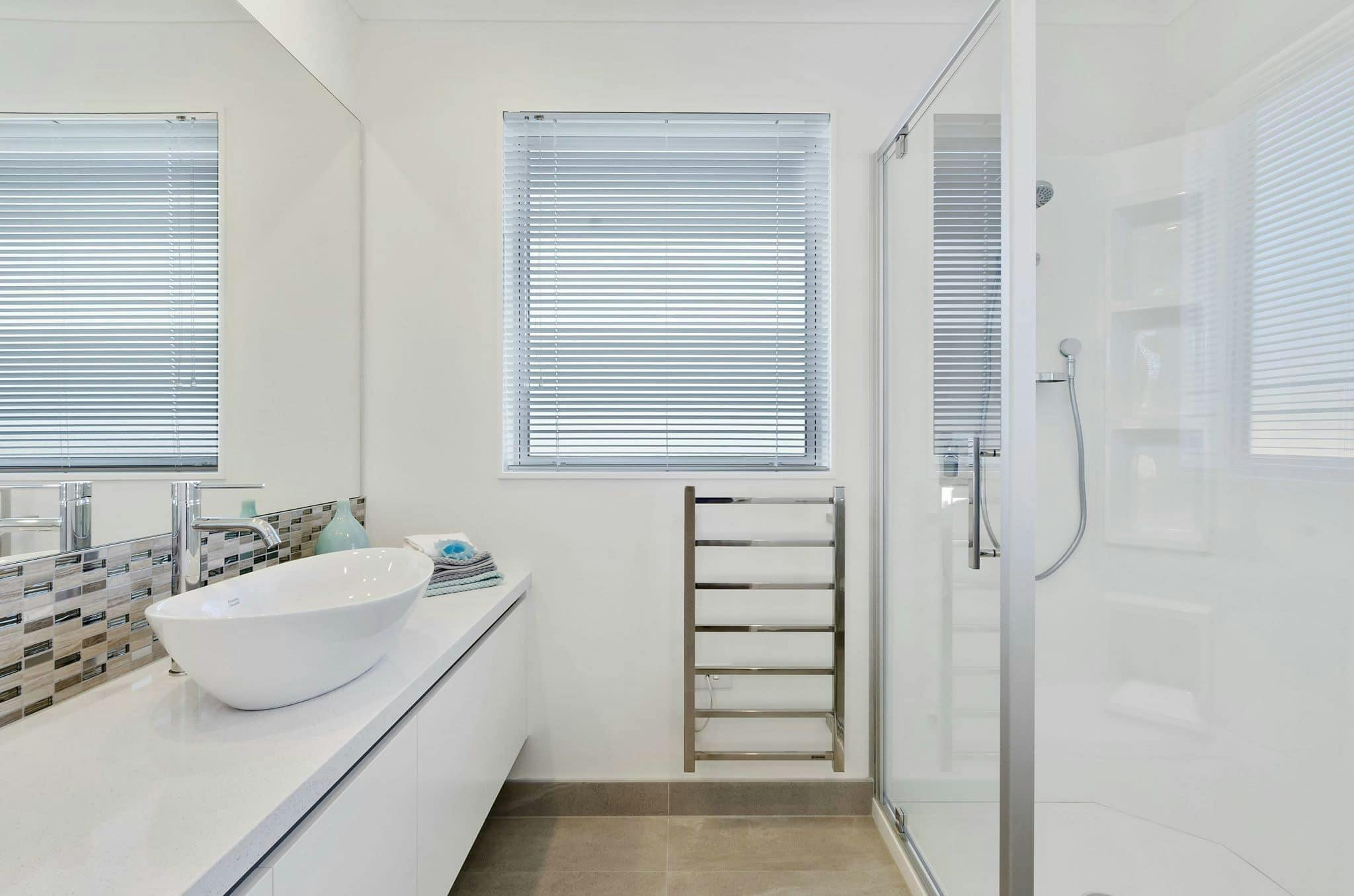 White horizontal window blinds | Mr Blinds