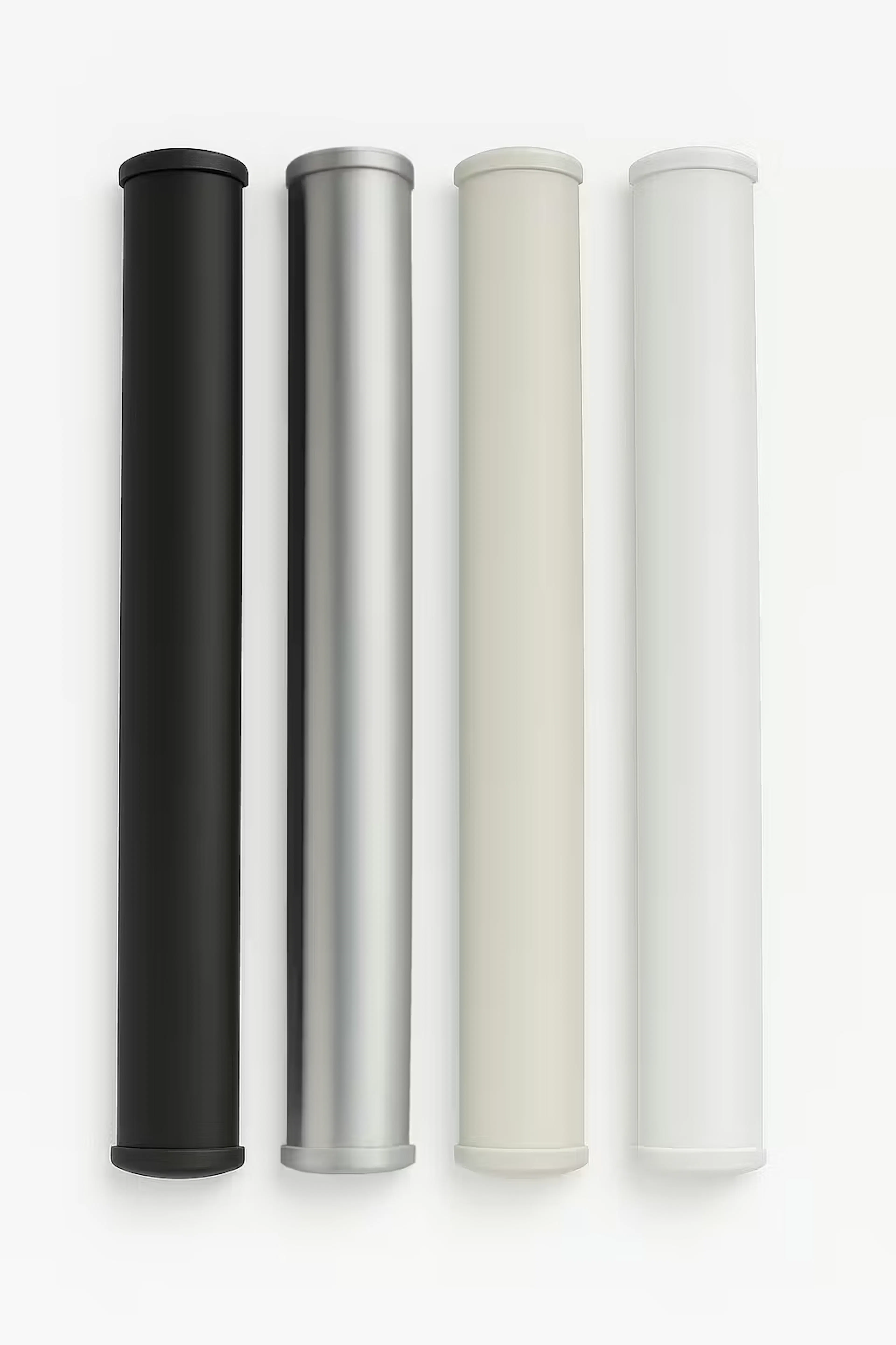 Black, silver, cream, white blind rails | Mr Blinds