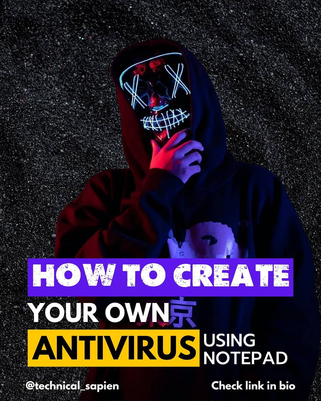 basic notepad antivirus code