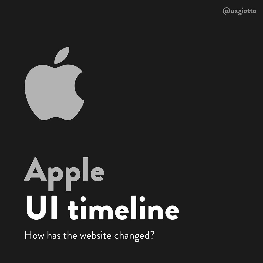 APPLE UI TIMELINE Bite Size Tutorial by UX Giotto Booklets App