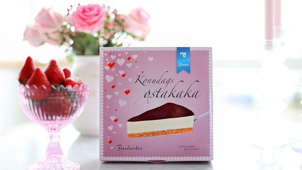 Konudagsostakakan er komin í verslanir