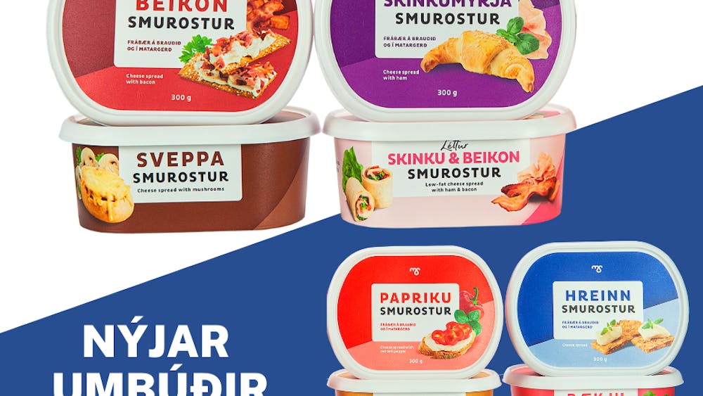 Sígildir smurostar í nýjar umbúðir
