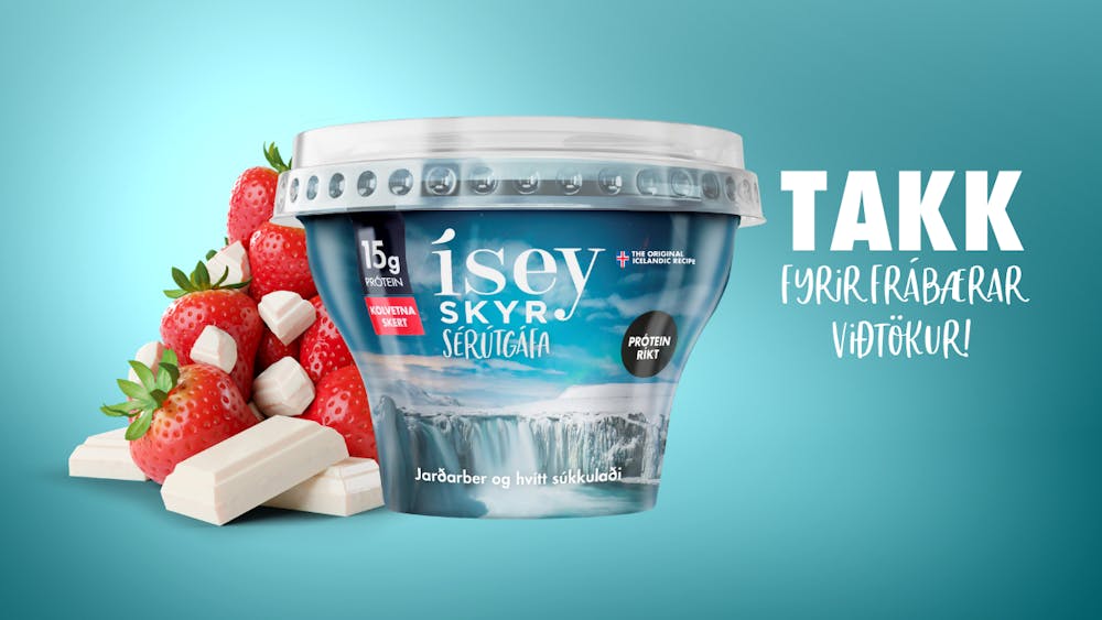 Ísey skyr þakkar frábærar viðtökur