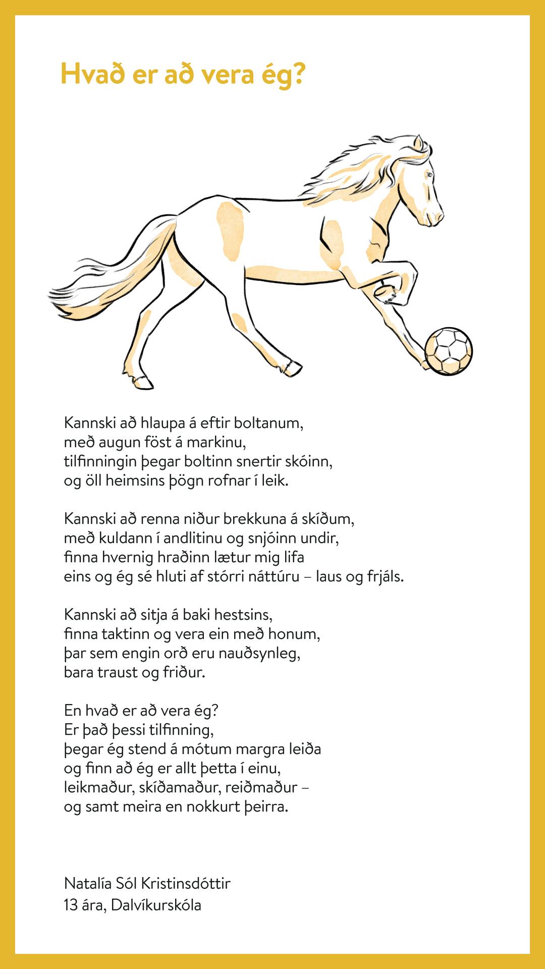 Natalía Sól Kristinsdóttir