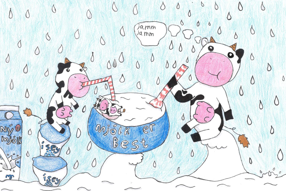 Ariana Ospino Baurinaile og Pétur Bjarnason – Hamarsskóla Vestmannaeyjum