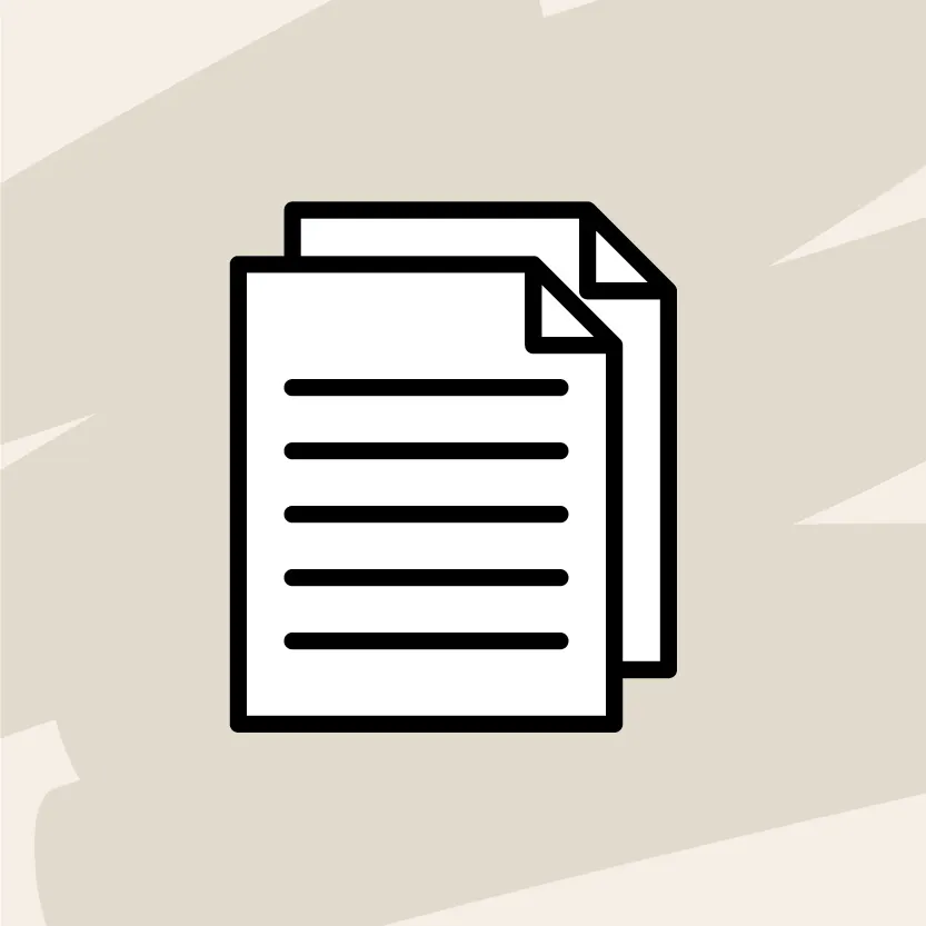 Information document icon.