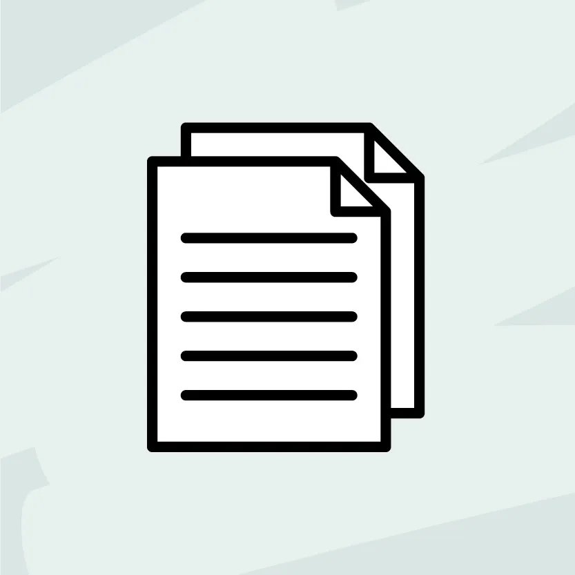 Information document icon.