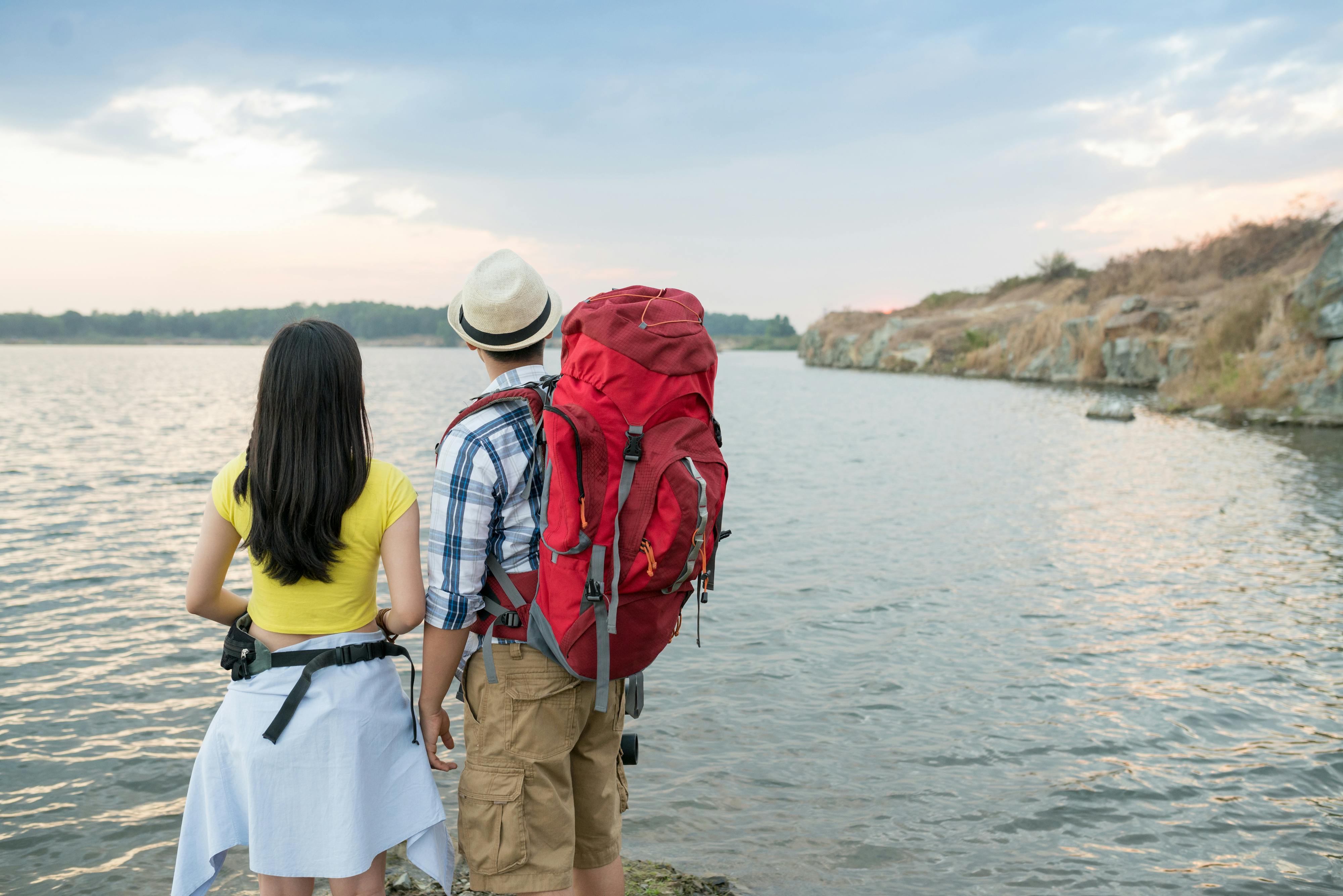 Travelling couple