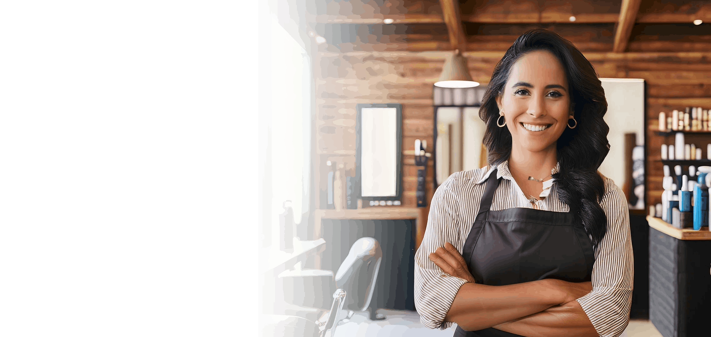 Happy Hair Salon Owner