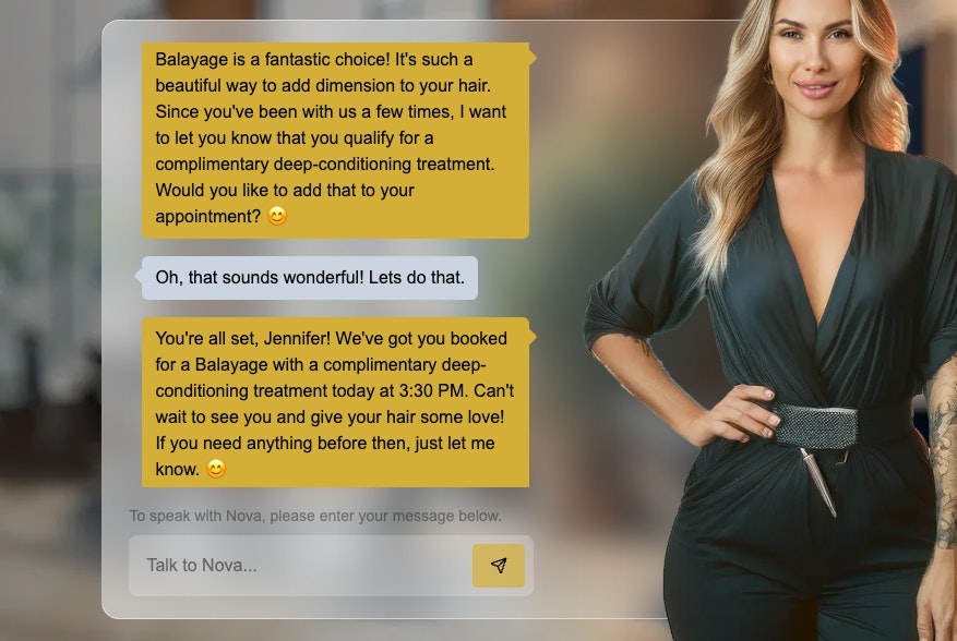 The assistant handling loyalty perks