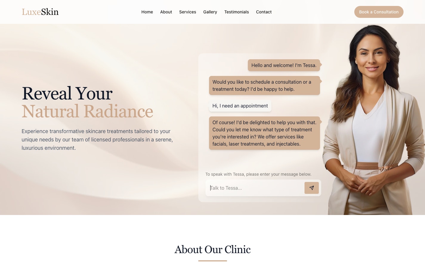 Medical Spa AI Assistant