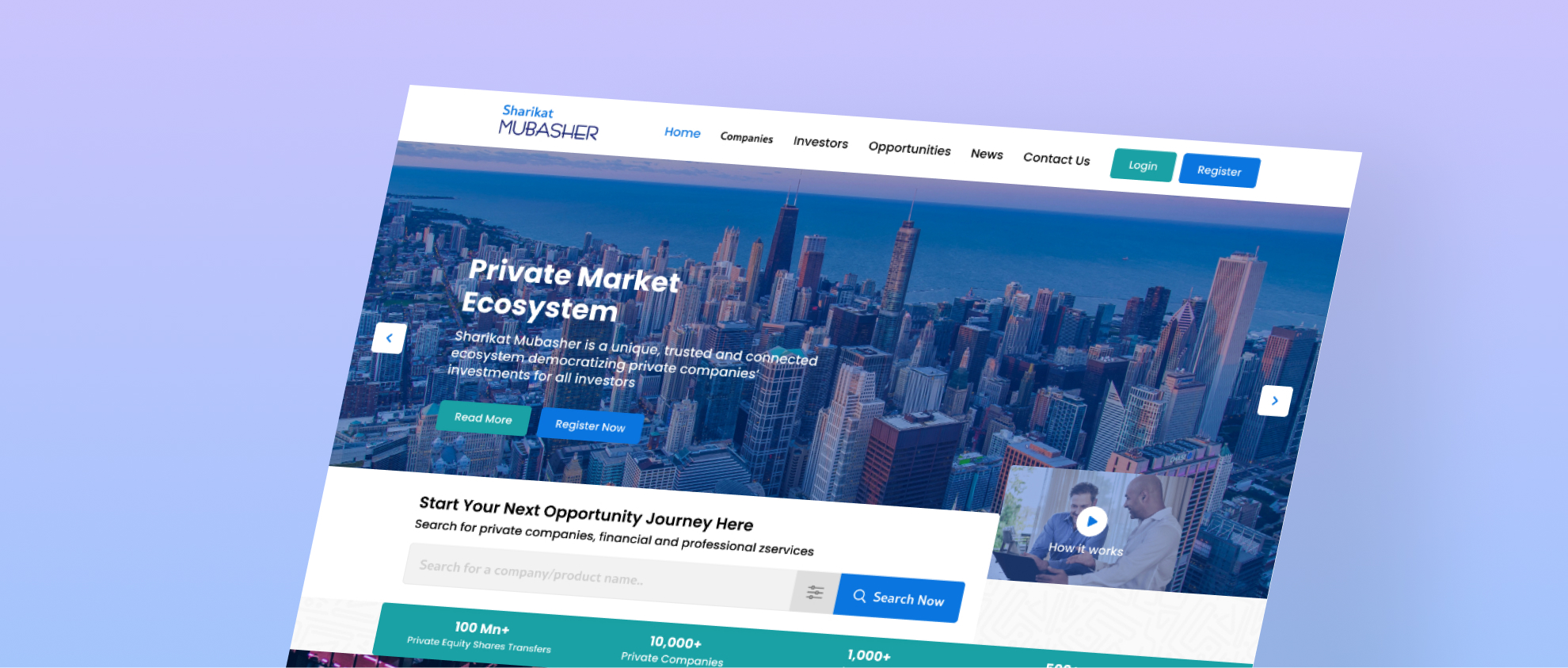 Sharikat Mubasher Hero Image