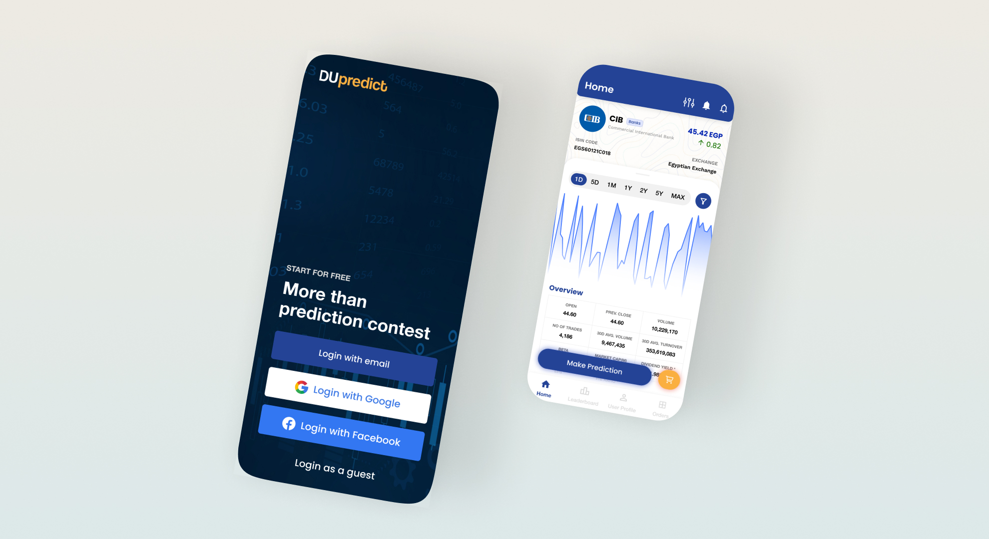 Du Predict Mobile & Web App