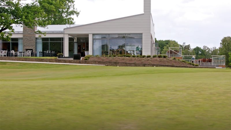 Golfklubbens fasad