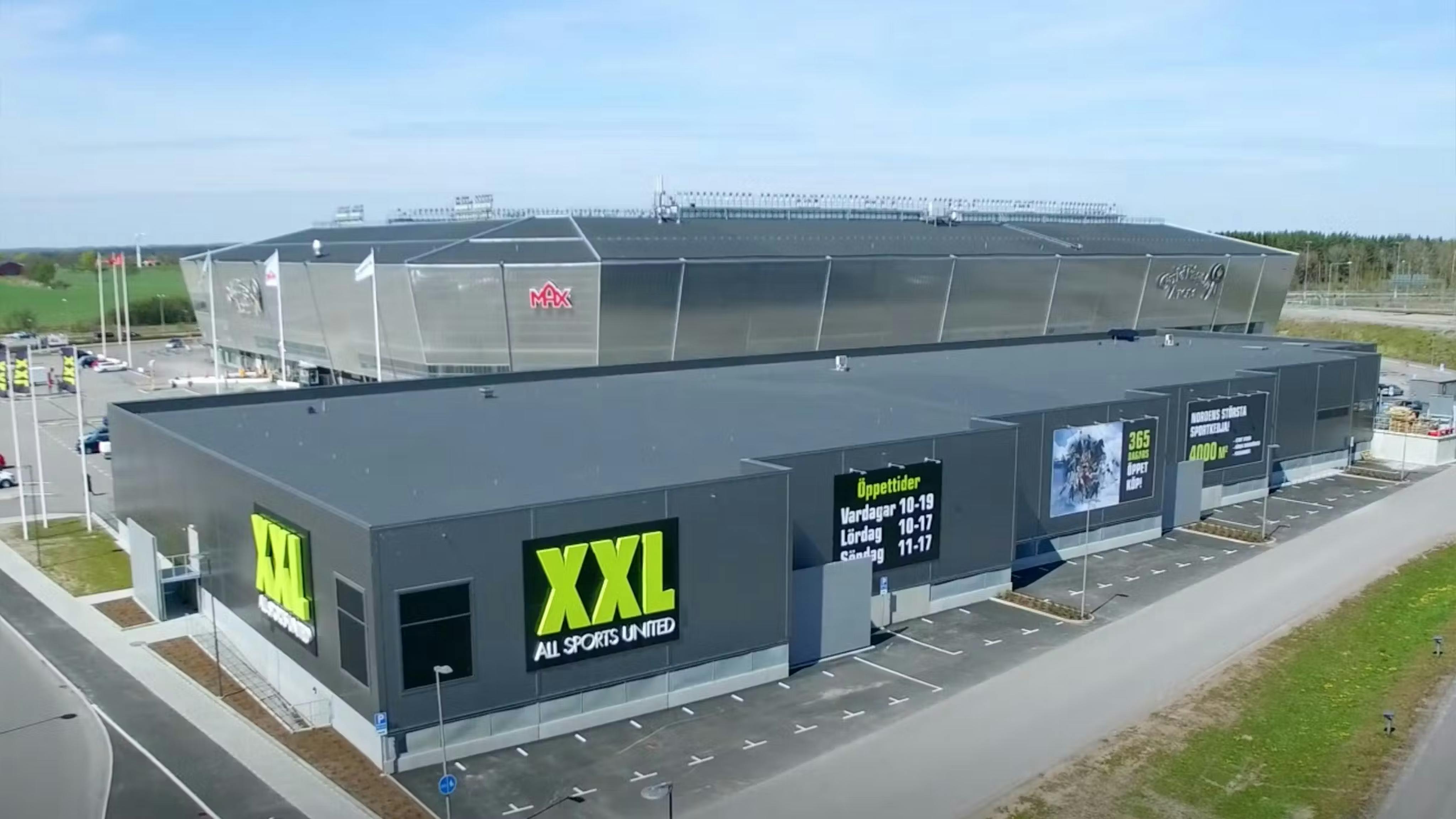 Nybyggnation av XXL Sports i Kalmar