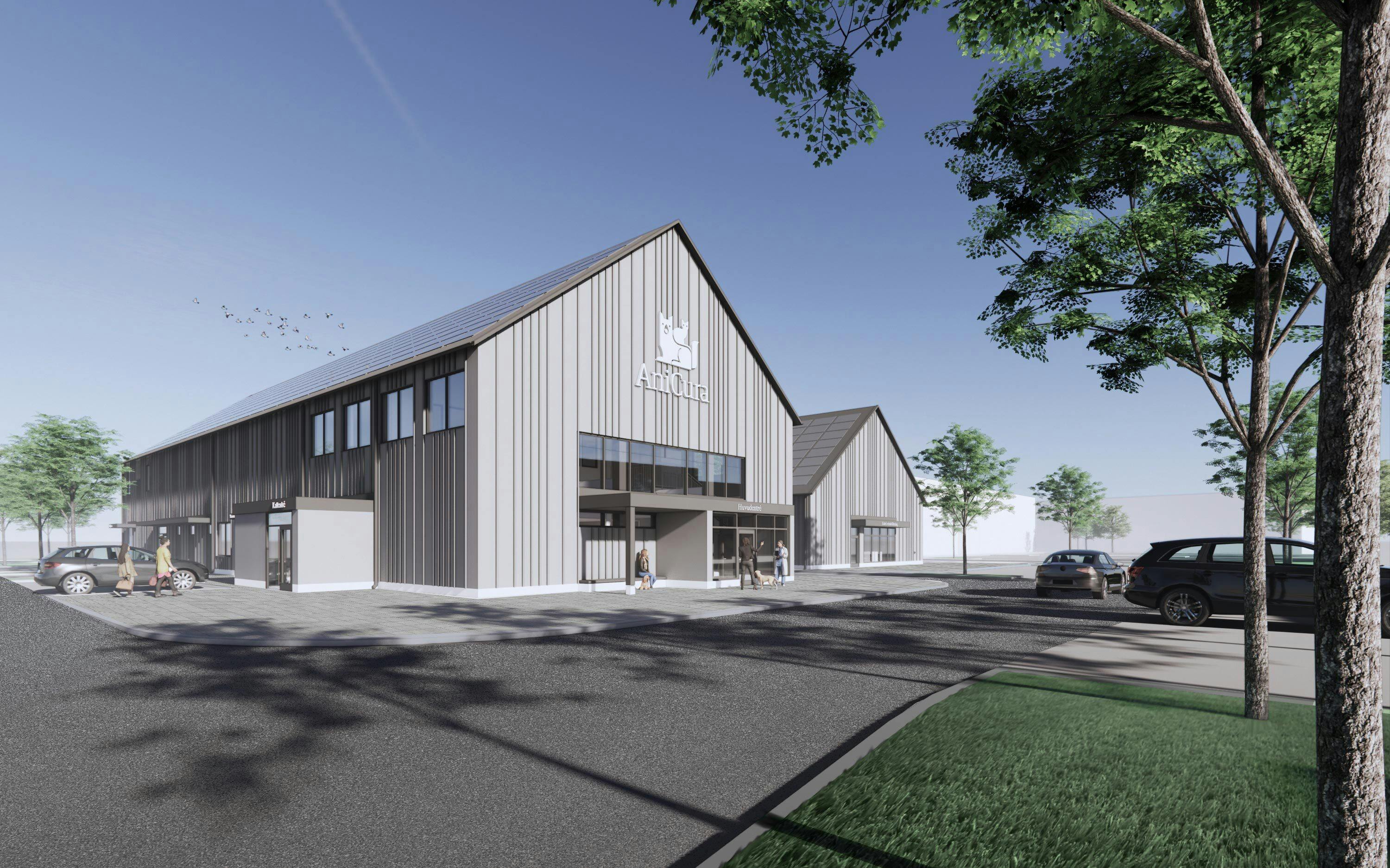 Multibygg bygger AniCuras nya djursjukhus i Kalmar