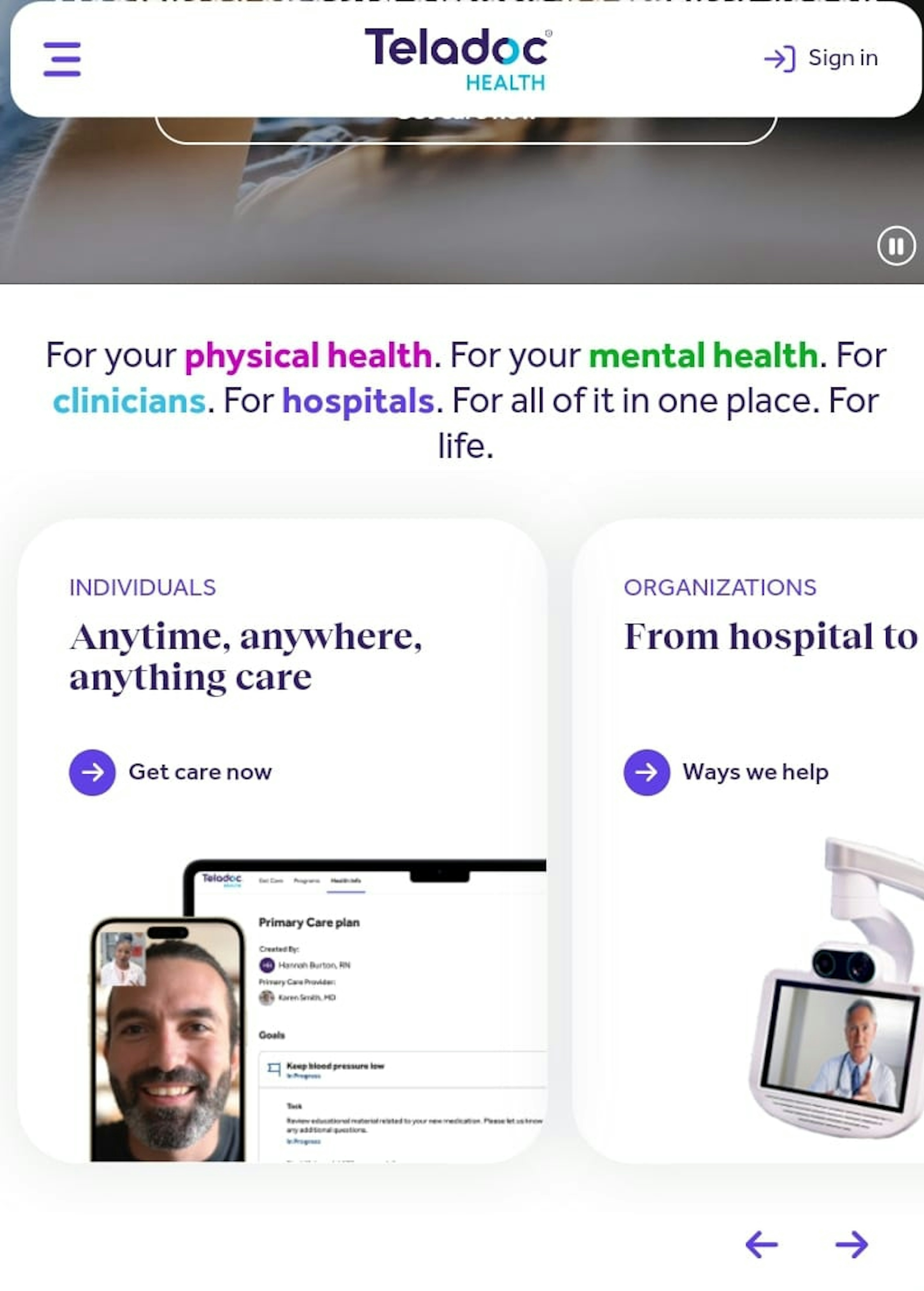 Example: Teladoc