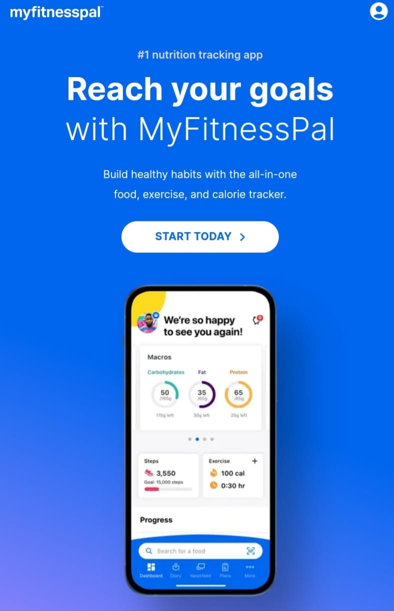 Example: MyFitnessPal