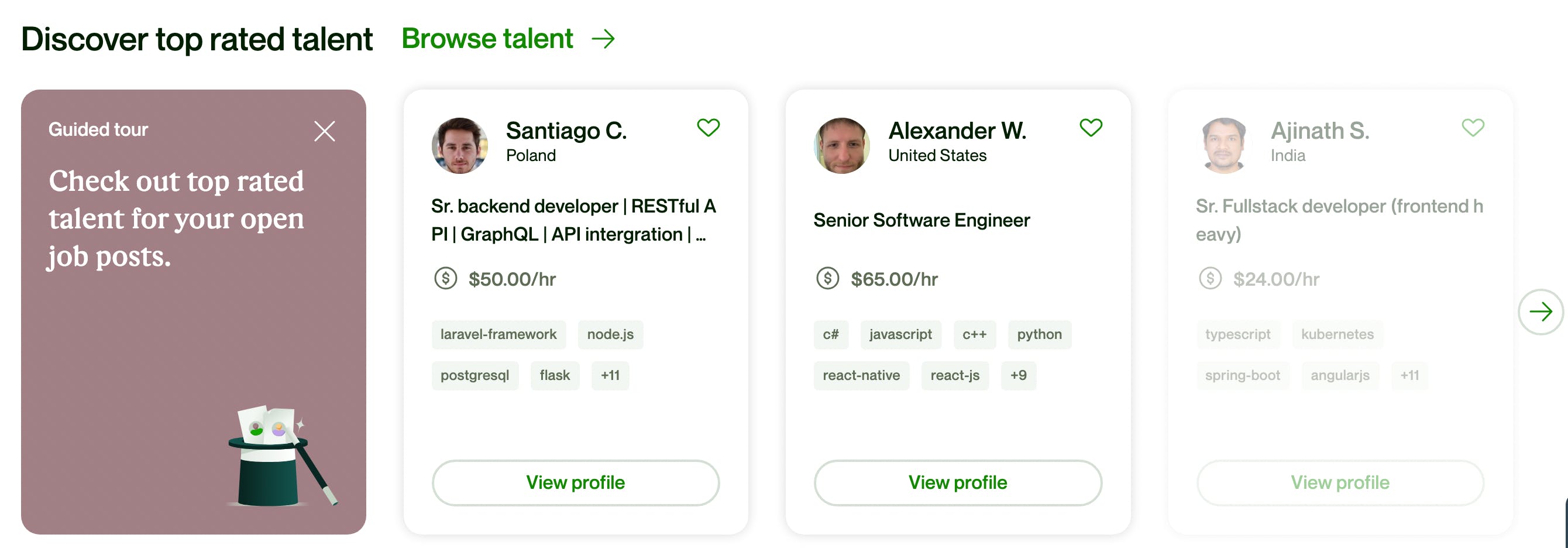 Upwork's Top Rated