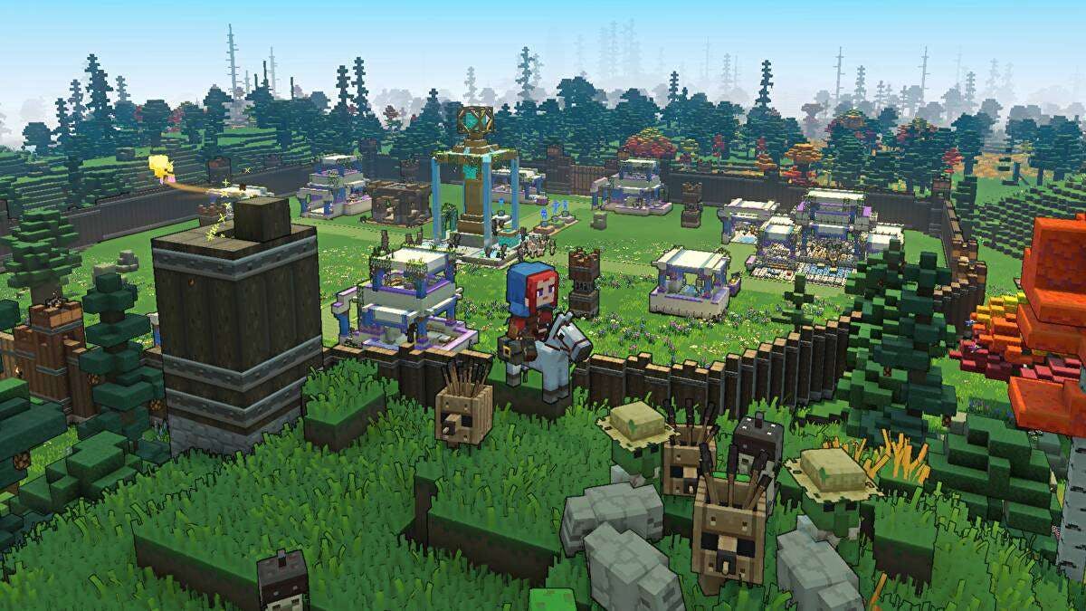 Minecraft Legends chega em 18 de abril para Xbox e PC