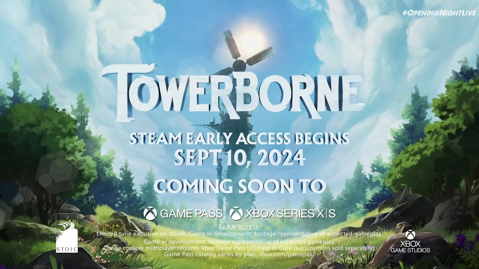 Towerborne entra em acesso antecipado dia 10 de setembro,