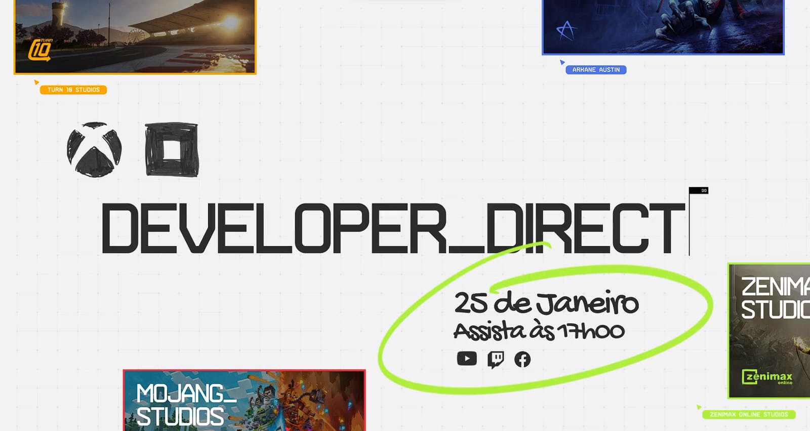 Xbox Developer_Direct anunciado para o dia 25 de janeiro